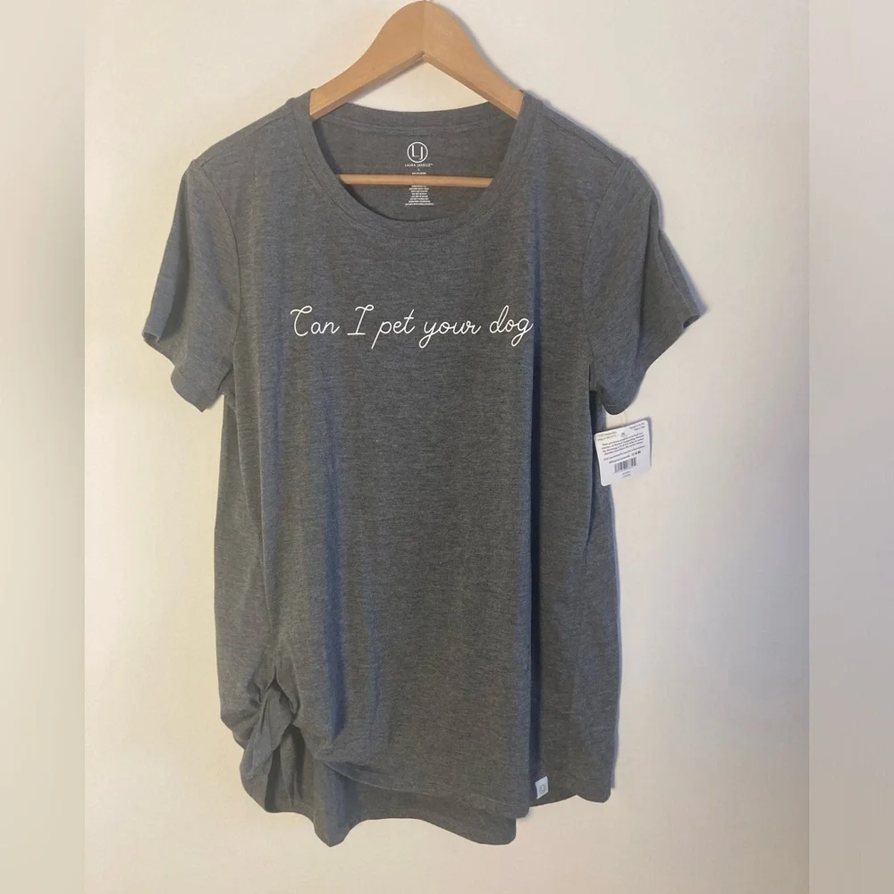 Laura Janelle Shirt Can I Pet Your Dog? Large